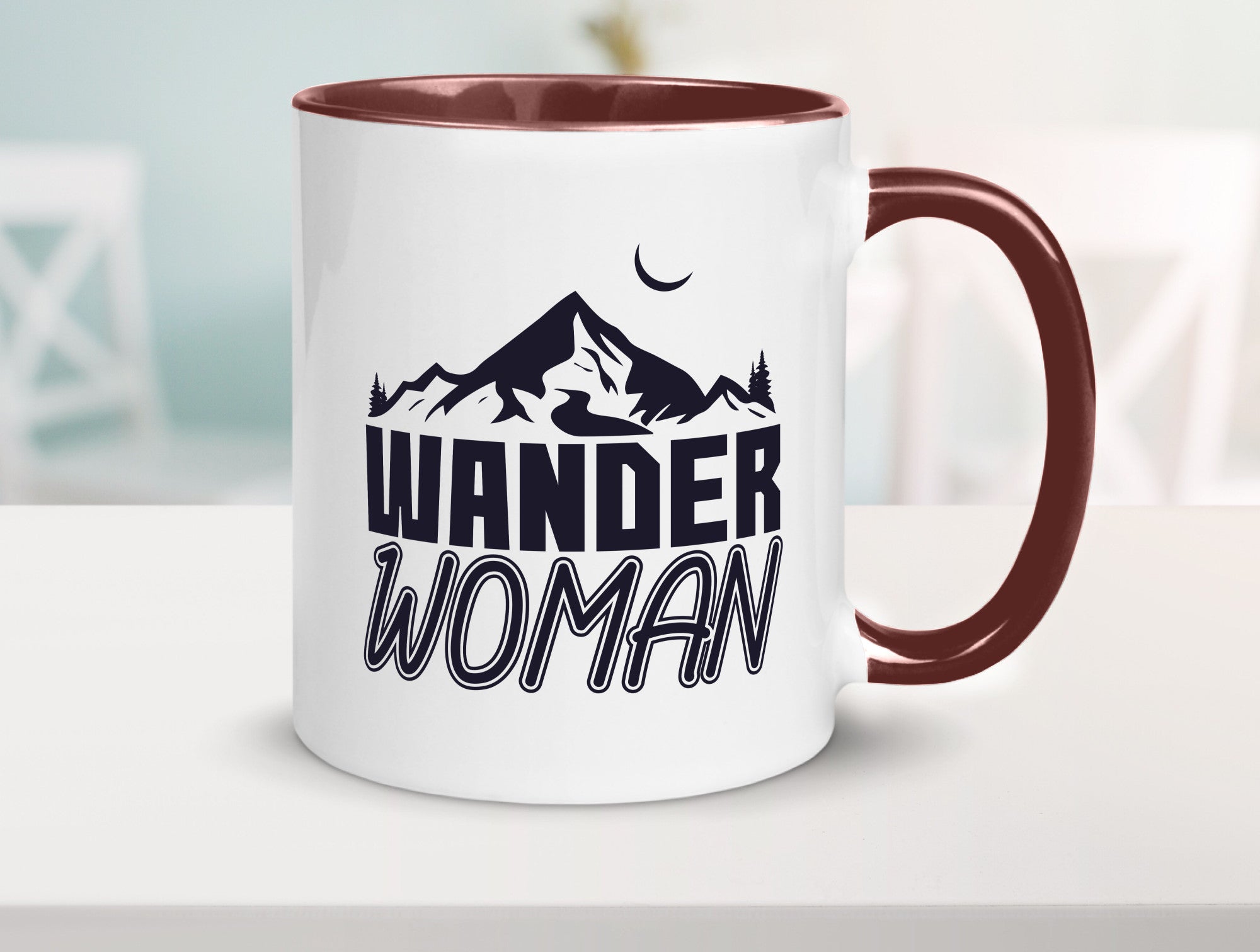 Wander Woman | Frauen Tasse Wanderer Bergsteigen lustig Familie Geschenkidee