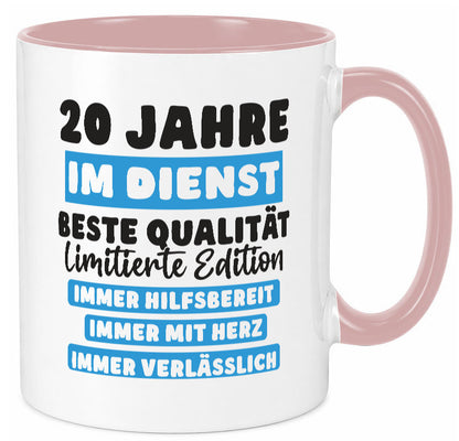 20 Jahre im Dienst | Jubiläum Arbeit v6 Geschenk Kollegen Büro lustiger Spruch