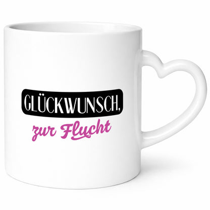Glückwunsch zur Flucht | Kollegen Jobwechsel Abschied v2 Geschenk Arbeit Büro
