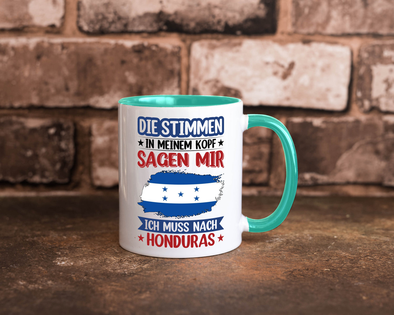 Honduras | Urlaub Stimmen in meinem Kopf Traumland Geschenkidee Humor Tasse