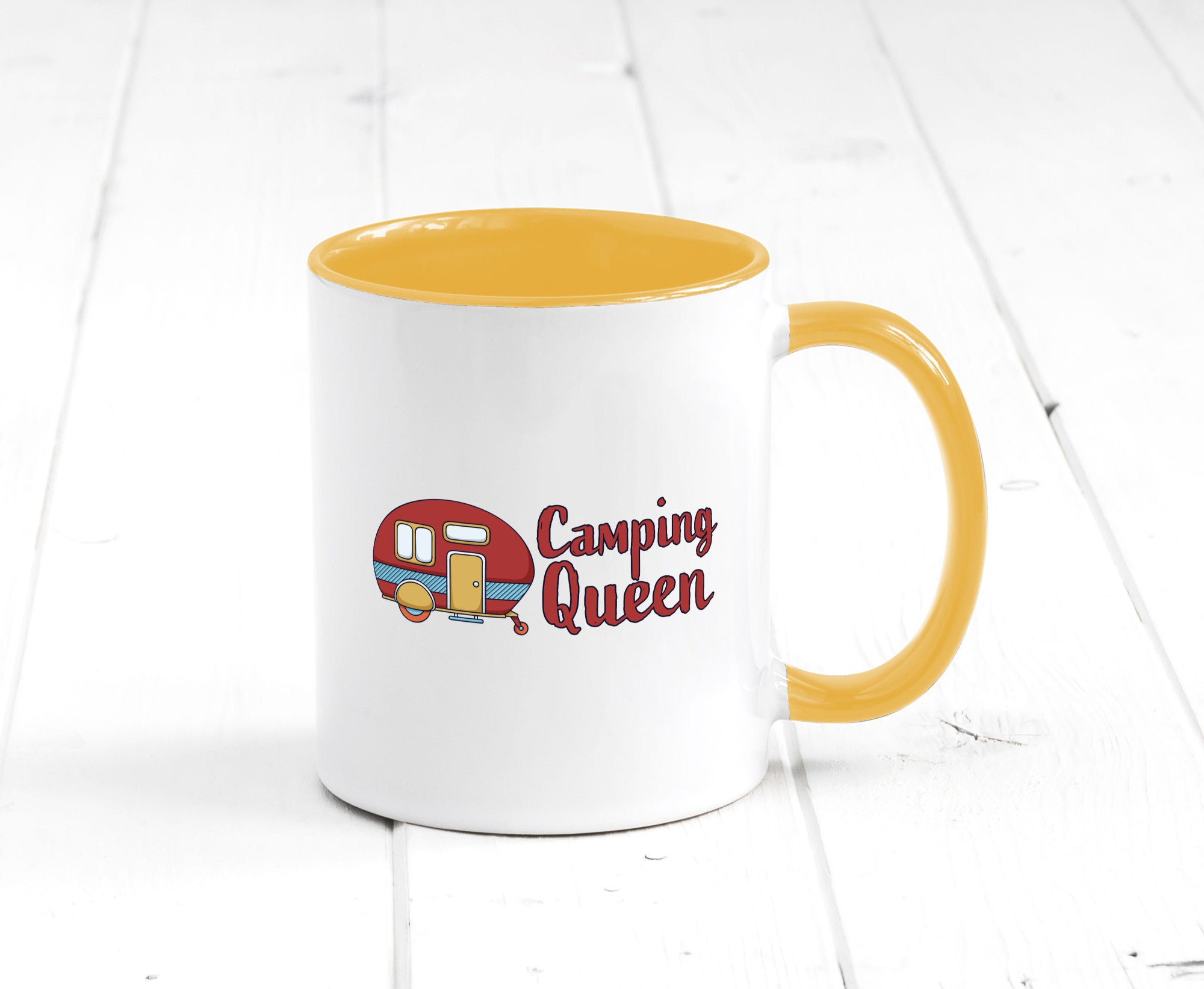 Camping Queen | Wohnanhänger Geschenk Humor Geschenkidee lustiger Spruch Tasse