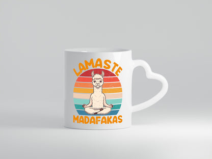 Lamaste | Madafakas Lama Vintage Humor Geschenkidee Tasse