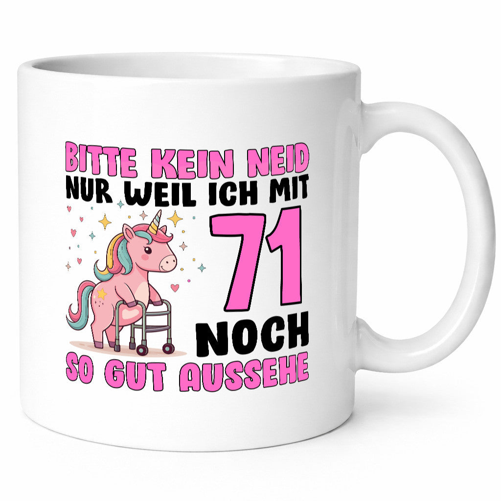 71. Geburtstag | 71 Jahre Mit noch so gut aussehen Geschenk Geschenkidee