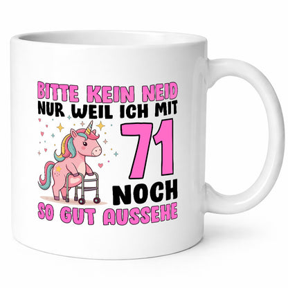 71. Geburtstag | 71 Jahre Mit noch so gut aussehen Geschenk Geschenkidee