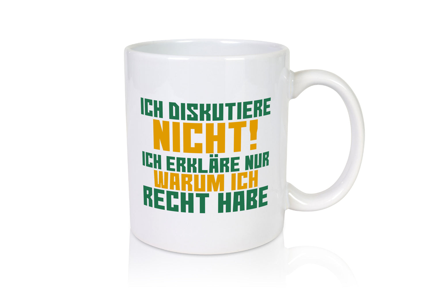 Ich diskutiere nicht | lustiger Spruch Sarkasmus Geschenk Tierliebhaber Humor