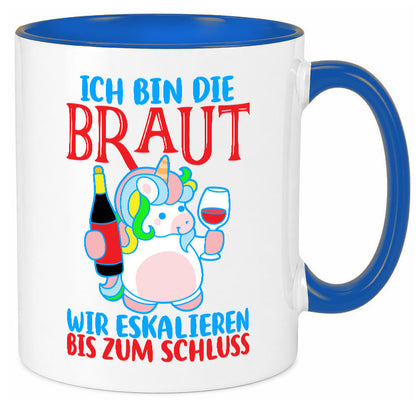 Junggesellinnenabschied | JGA Braut Einhorn Eskalation v2 lustig Humor