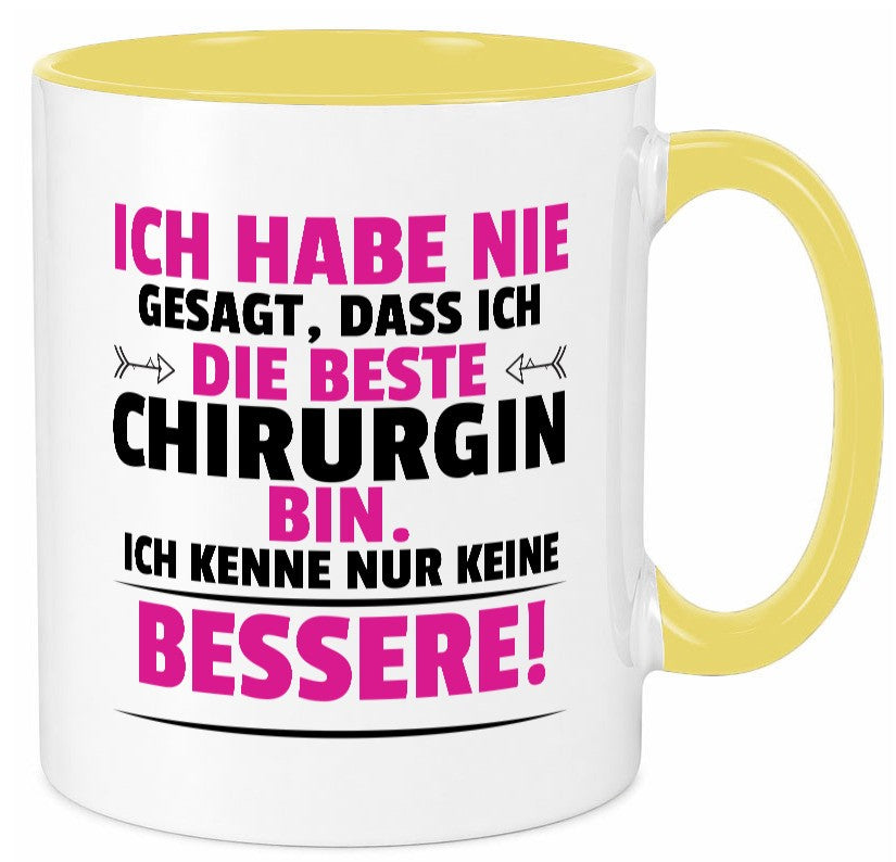 Die Beste Chirurgin | Chirurgie Krankenhaus Humor Geschenkidee Tasse