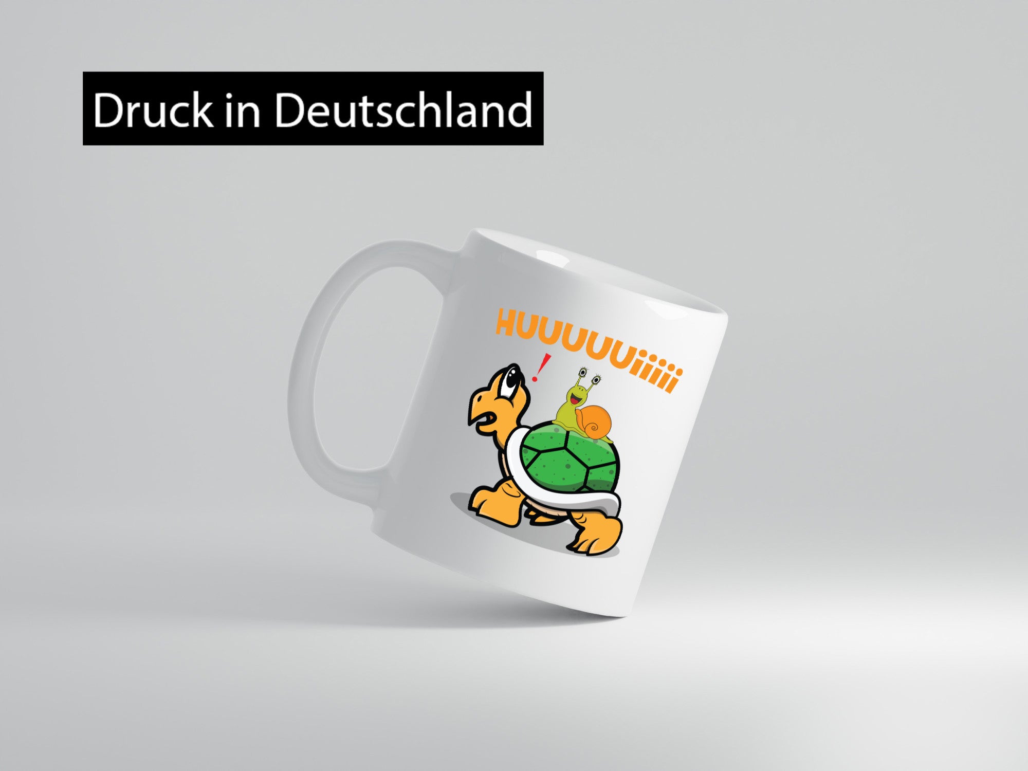 Huiiii | Schildgröte Langsames gehen lustig Humor Geschenkidee Geschenk Tasse