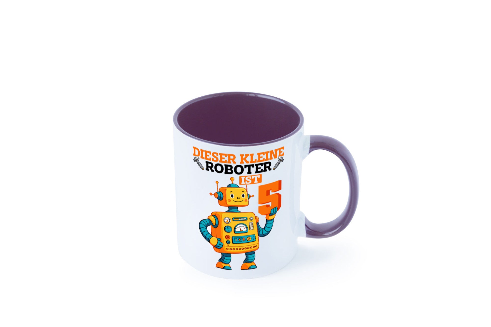 5. Geburtstag | 5 Jahre Roboter Junge lustiger Spruch Geschenk Geschenkidee