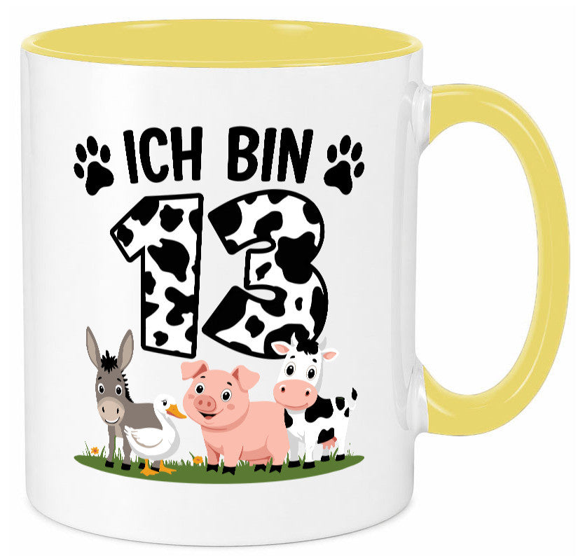 13 Geburtstag | Jahre Farmer Kind Humor Geschenkidee Tasse