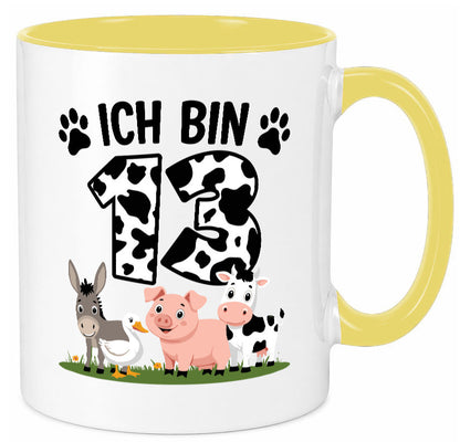 13 Geburtstag | Jahre Farmer Kind Humor Geschenkidee Tasse