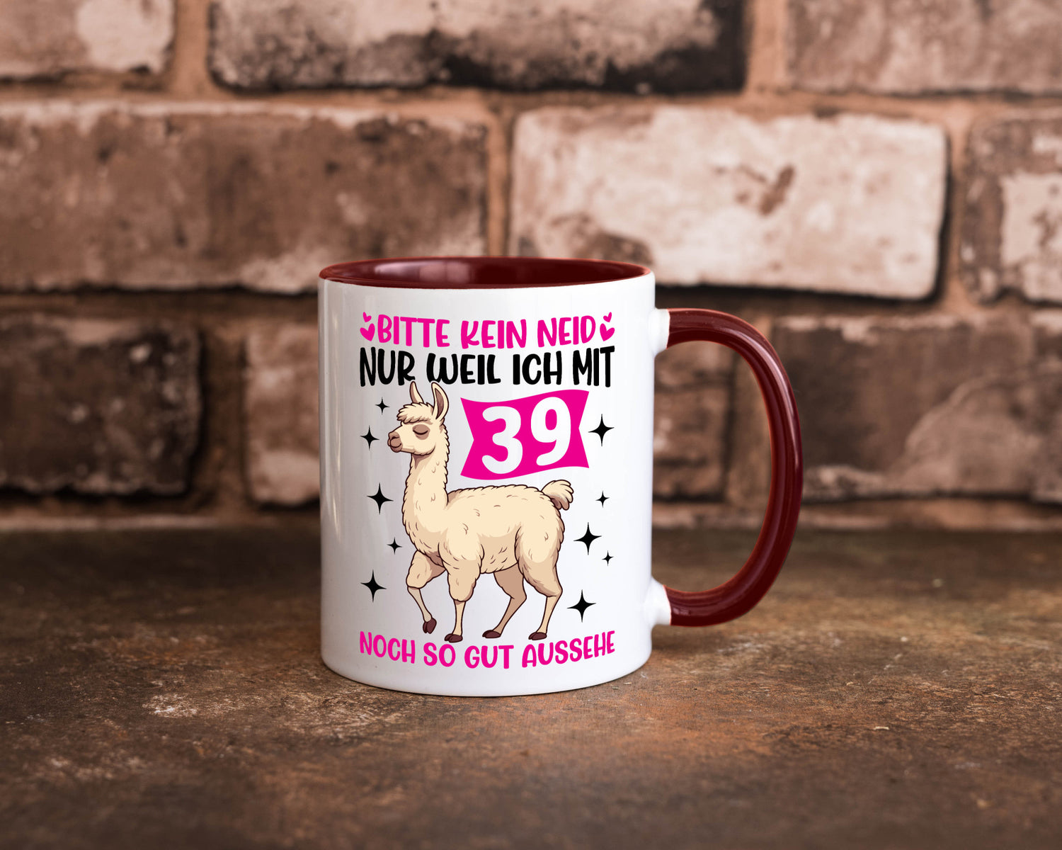 39. Geburtstag | 39 Jahre Lama gut aussehen Geschenk Geschenkidee lustiger