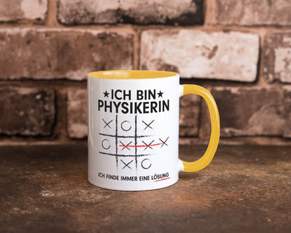Löse Probleme: Physikerin | Physik Humor Geschenkidee Tasse