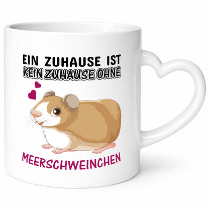 Ohne Meerschweinchen kein Zuhause Humor Geschenkidee Tasse