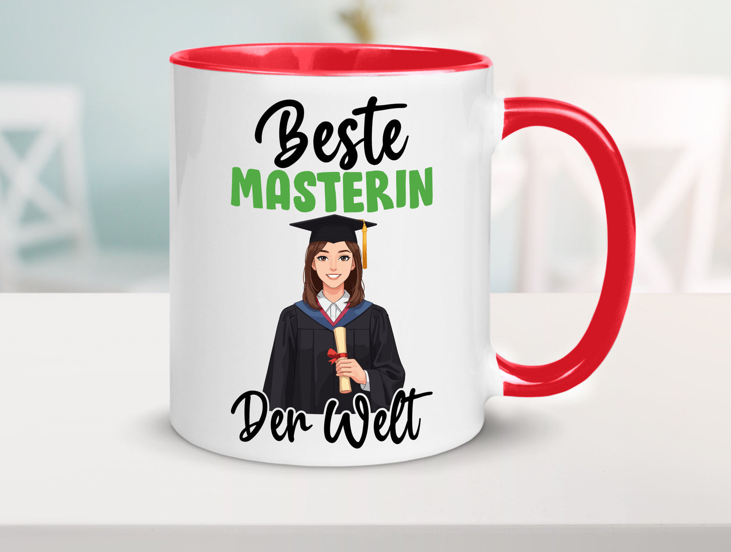Beste Masterin | Student Uni Studium Humor Geschenkidee Tasse