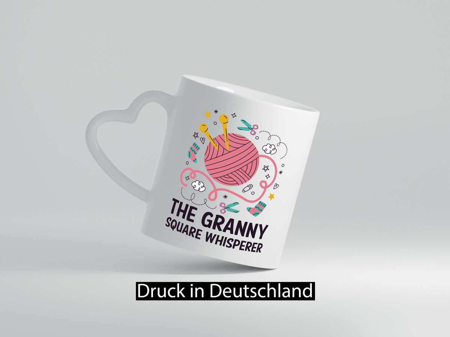 The Granny Square Whisperer | Socken Schere, lustiger Spruch Geschenk Humor