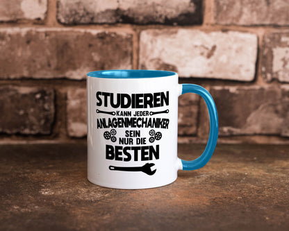 Nur die besten werden Anlagenmechaniker Humor Geschenkidee Tasse