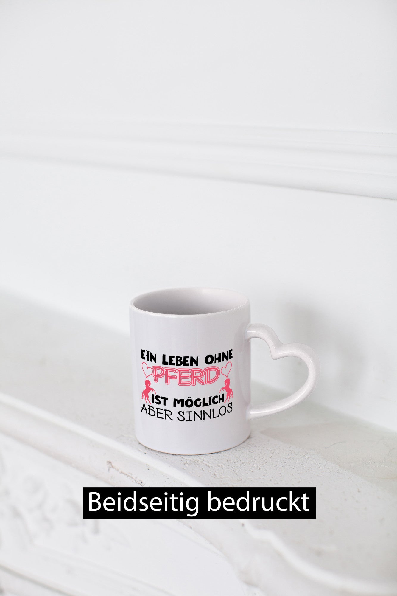 Leben ohne Pferd | Reiter Tasse Pferde Liebe Reiten lustiger Spruch Geschenk