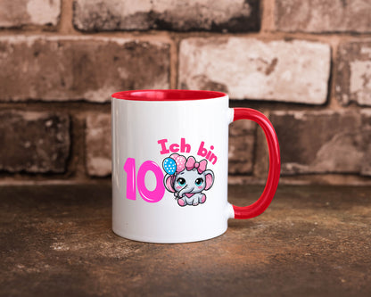 10. Geburtstag | 10 Jahre Elefant Mädchen Geschenk Geschenkidee lustiger Spruch