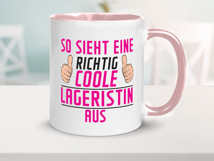 Richtig Coole Lageristin | Beruf Lager Arbeiterin Humor Arbeit Kollegen Büro