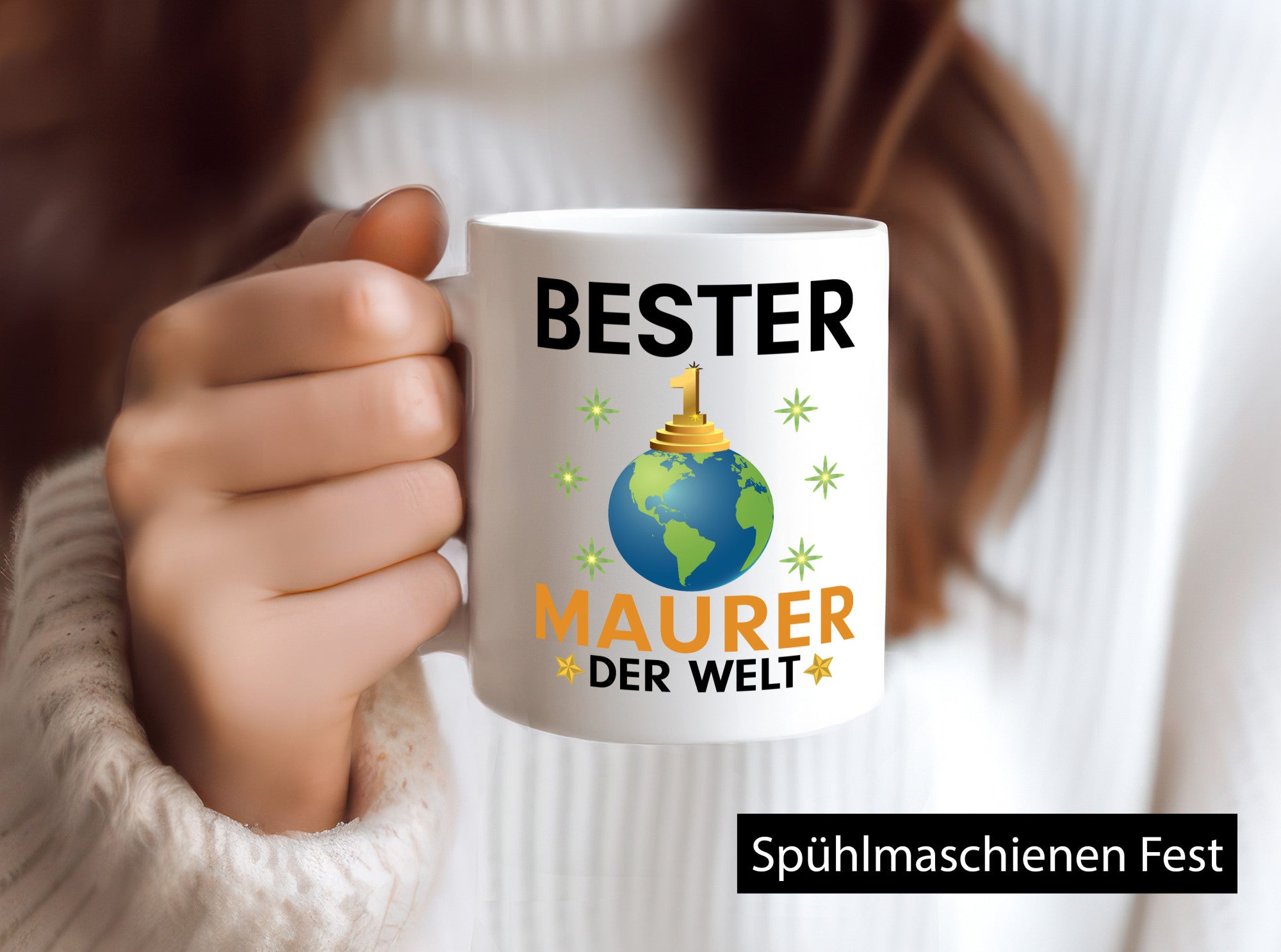 Welt Bester Maurer | Bau Handwerker Geschenkidee Humor Tasse