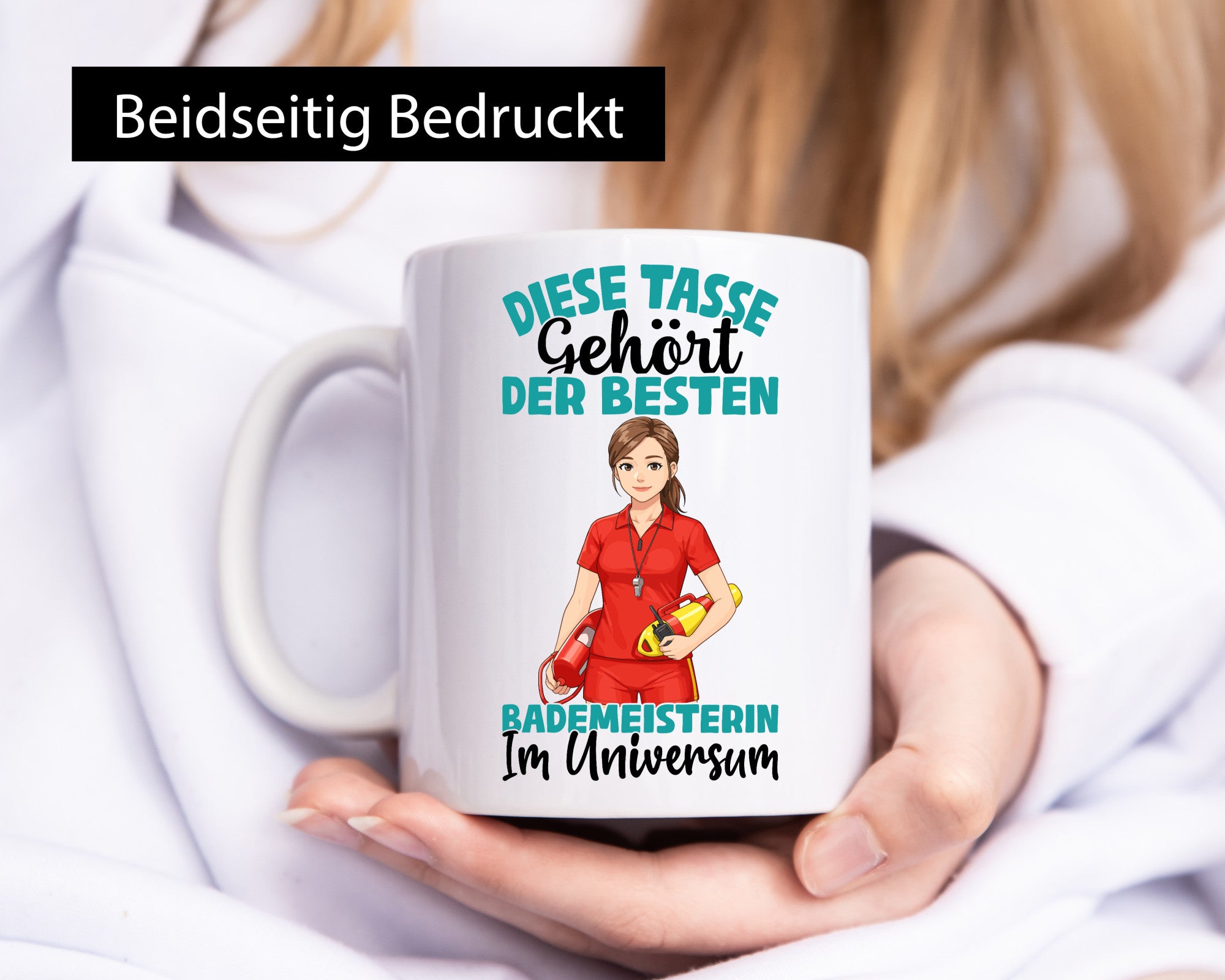 Im Universum: Bademeisterin | Schwimmmeisterin Geschenk Humor Geschenkidee