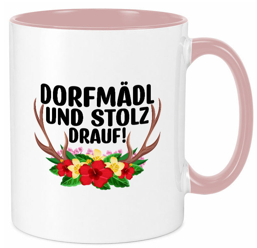 Dorfmädel und stolz drauf | Dorfkind Dorf v2 Geschenkidee Humor Tasse