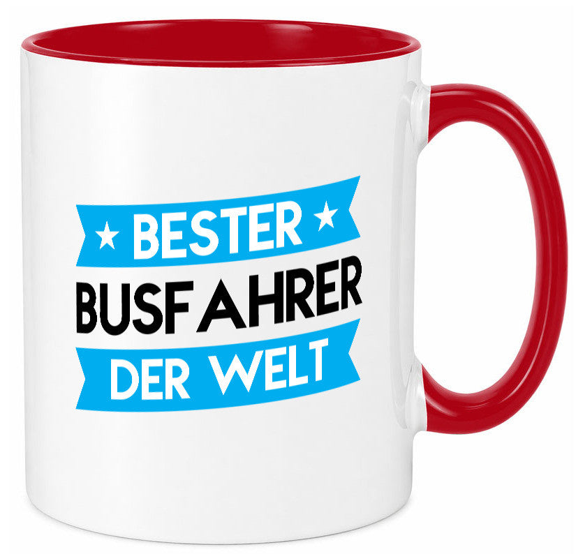 Bester Busfahrer | Berufsfahrer Fahrer v2 Geschenkidee Arbeit Kollegen Büro