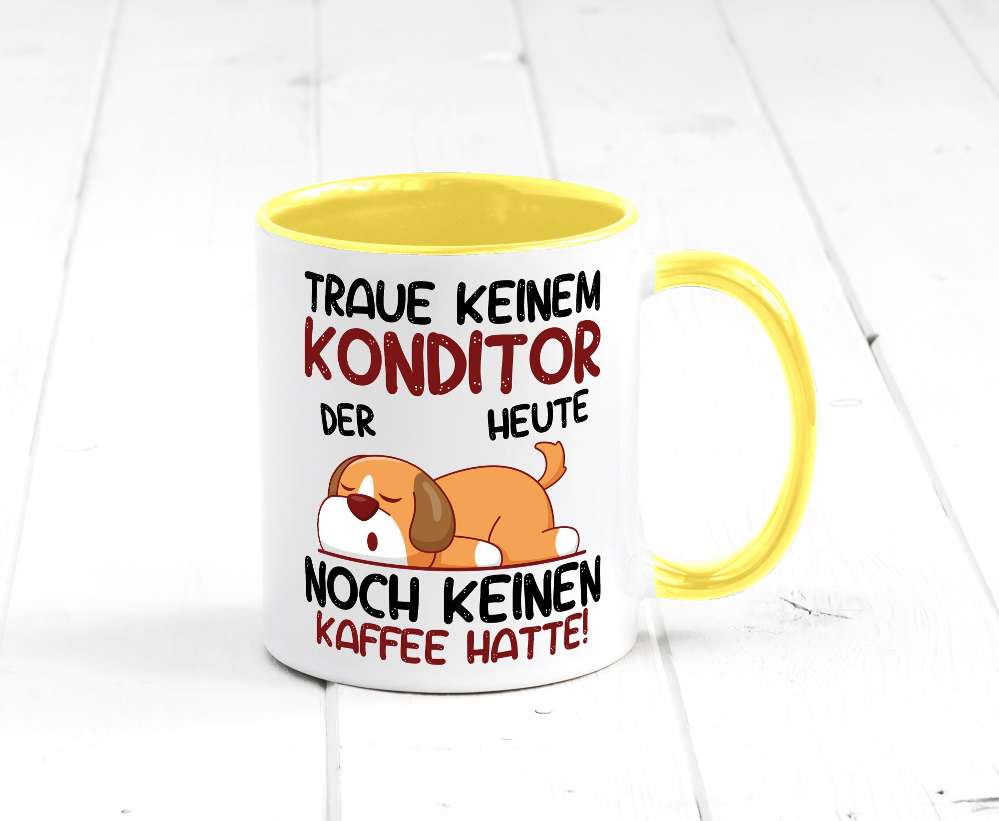 Traue keinem Konditor | Konditorei Humor Geschenkidee Tasse