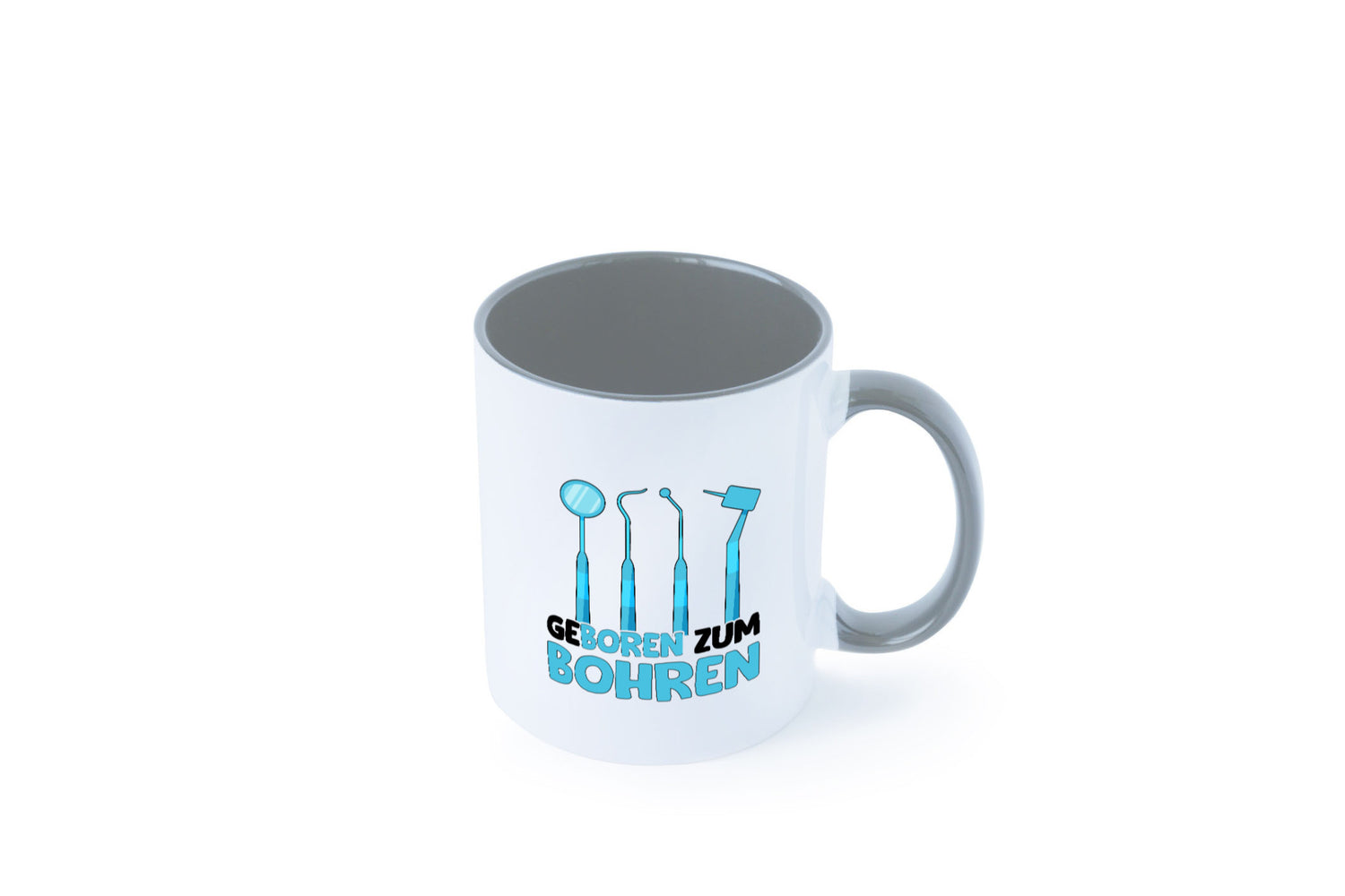 Geboren zum Bohren | Zahnarzthelferin Zahnarzt lustiger Spruch Geschenk Humor