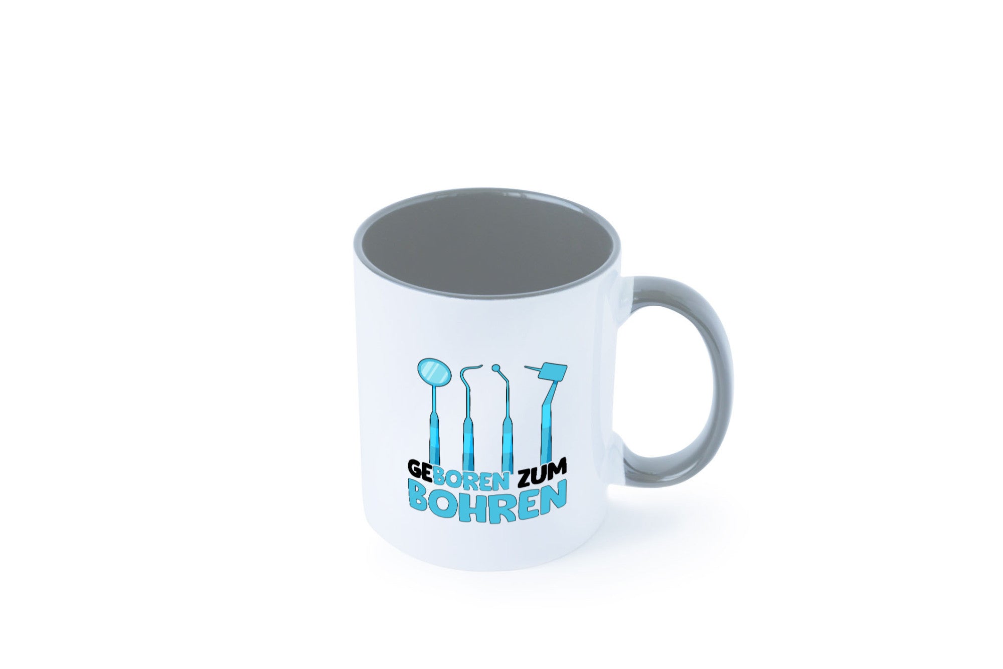 Geboren zum Bohren | Zahnarzthelferin Zahnarzt lustiger Spruch Geschenk Humor