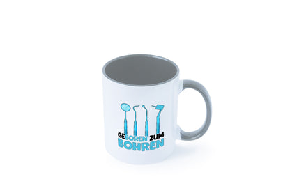 Geboren zum Bohren | Zahnarzthelferin Zahnarzt lustiger Spruch Geschenk Humor