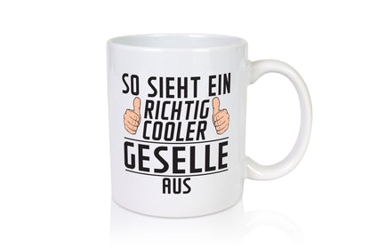 Richtig Cooler Geselle | Handwerker lustiger Spruch Geschenk Humor Geschenkidee