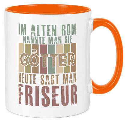 Heute sagt man: Friseur | Frisör Geschenkidee Humor Tasse