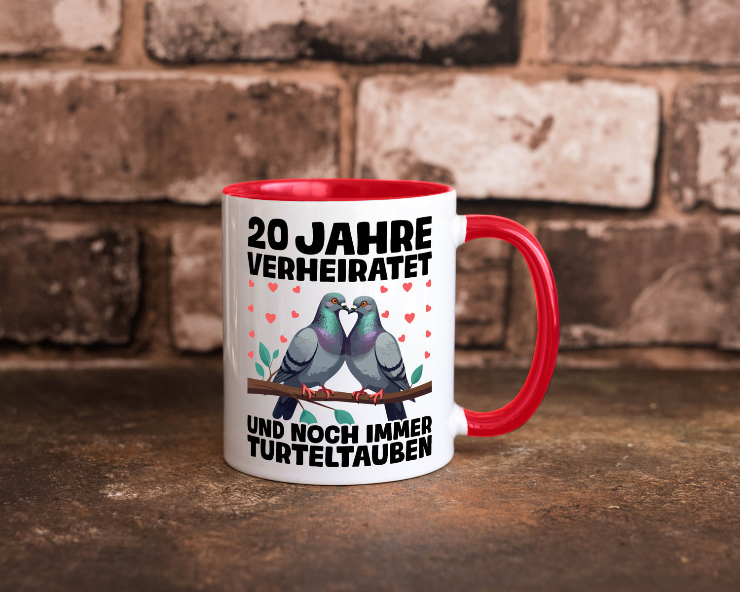 20 Jahre verheiratet | Turteltauben Ehe Ehepaar lustig Humor Geschenkidee