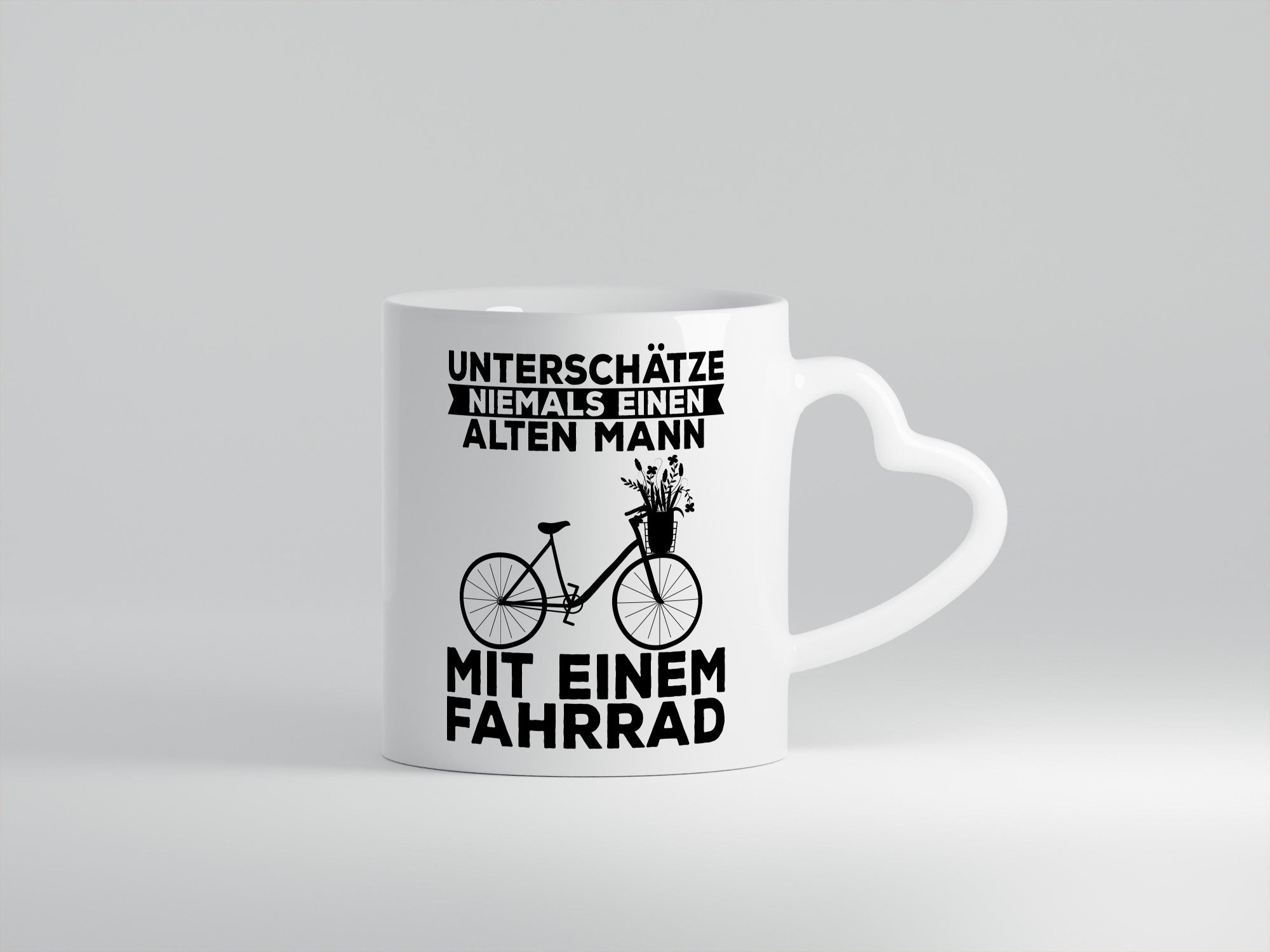 Unterschätze niemals einen Alten mann | Fahrad Fahren Geschenk Humor