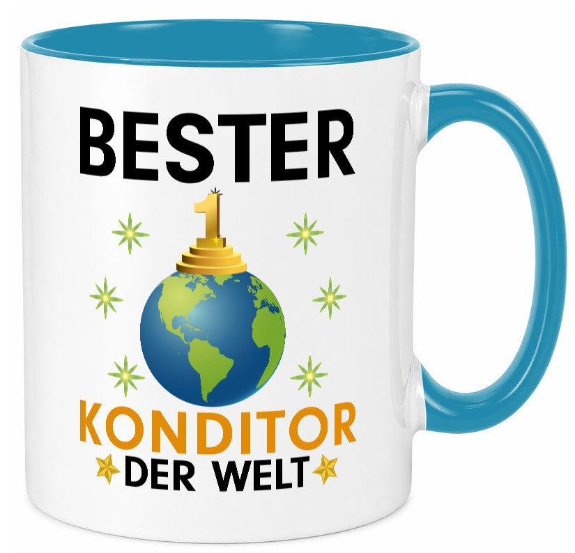Welt Bester Konditor | Konditorei lustig Humor Geschenkidee Geschenk Tasse
