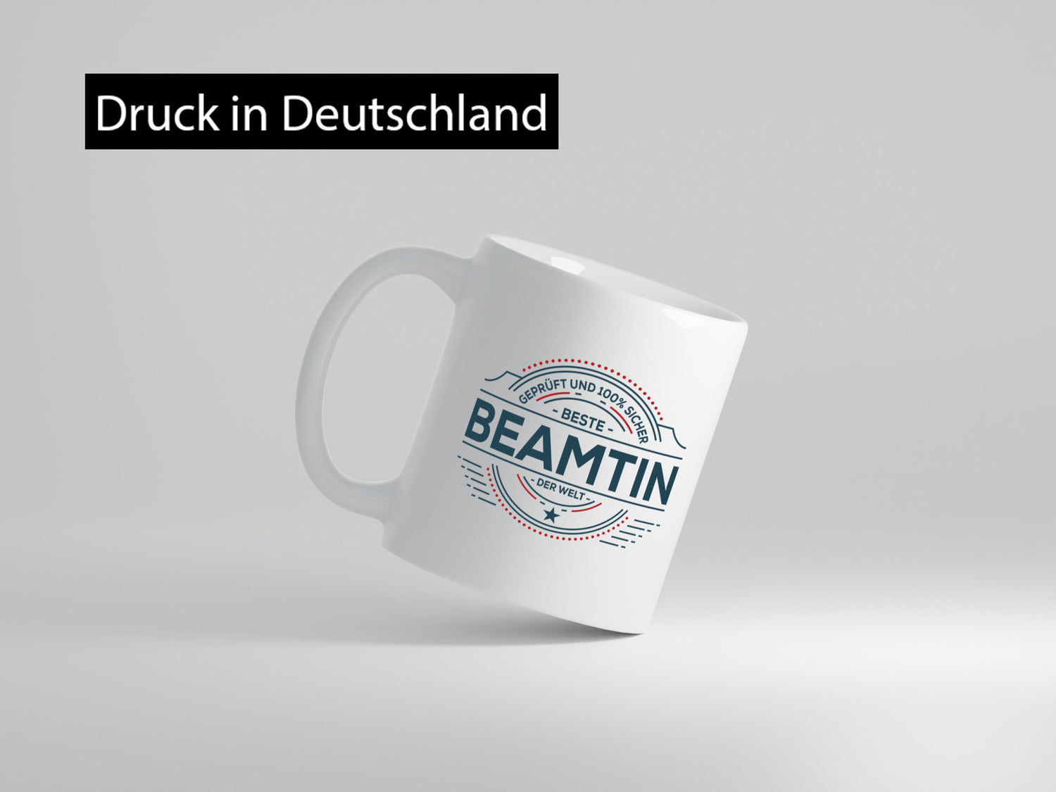 Geprüft und sicher: Beamtin | Verbeamtung Dienst lustig Humor Geschenkidee
