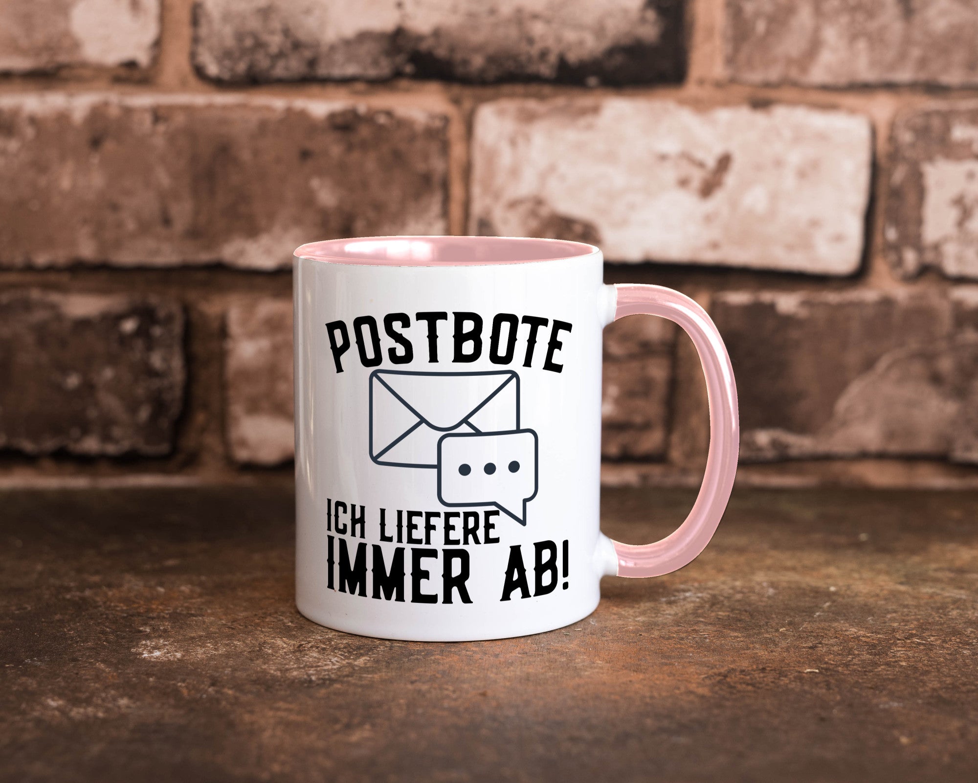 Ich liefere immer ab | Postbote Brief Zusteller Kurier Geschenk Humor