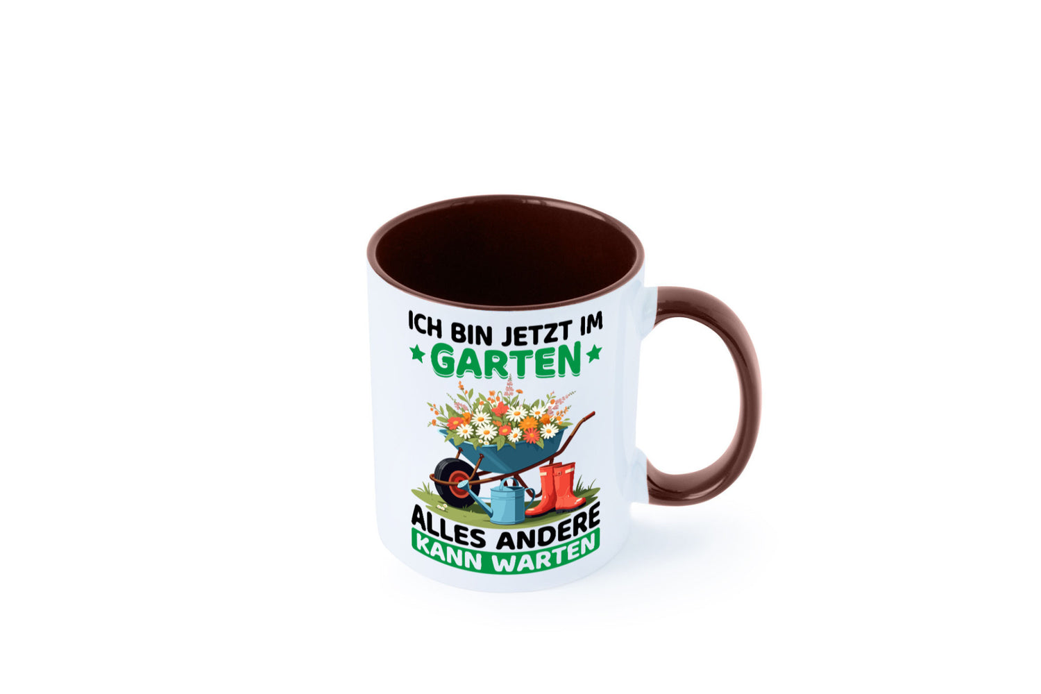 Im Garten alles andere kann warten | Gärtner Gartenarbeit Geschenk Arbeit