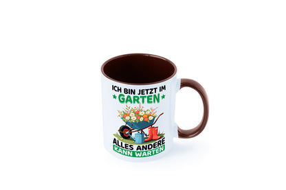 Im Garten alles andere kann warten | Gärtner Gartenarbeit Geschenk Arbeit