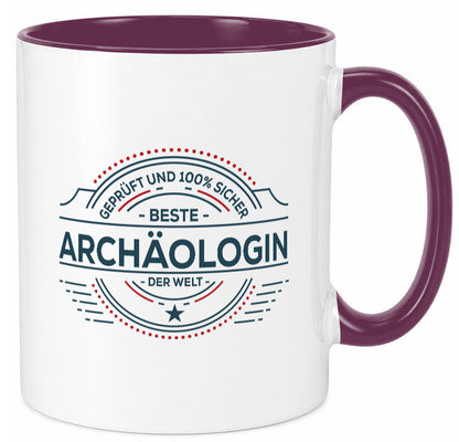 Geprüft und sicher: Archäologin| Archäologie | Forscherin Geschenk Humor