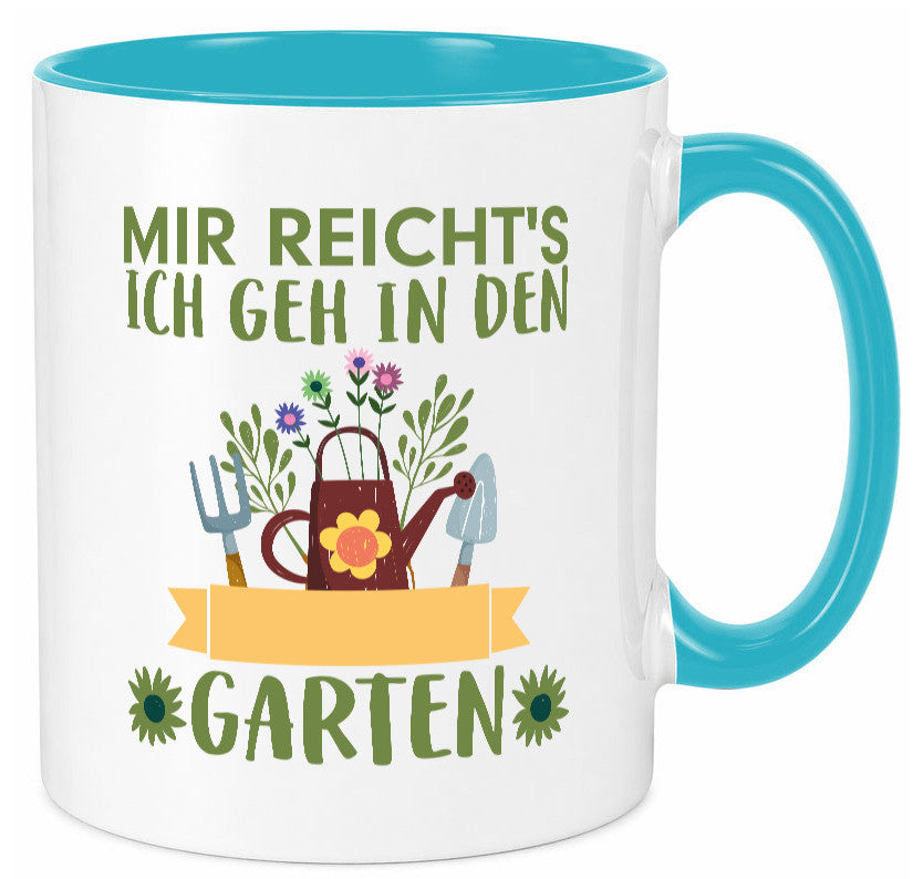 Ich geh in den Garten | Gärtner Tasse Gartenarbeit Humor Arbeit Kollegen Büro