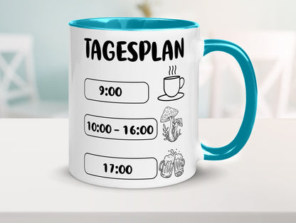 Tagesplan Pilzsammler | Pilze Wald v2 Geschenk Humor Geschenkidee lustiger