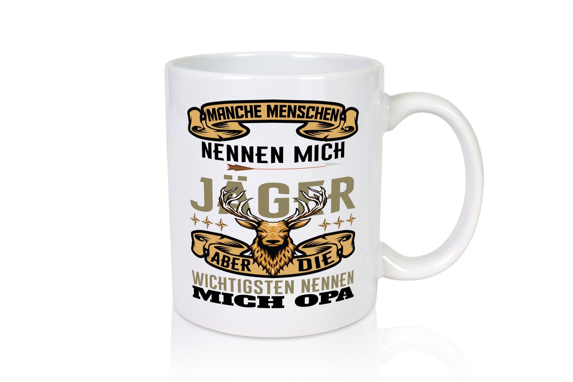Manche Menschen nennen mich Jäger | Bester Opa Humor Familie Geschenkidee Tasse