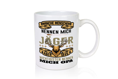 Manche Menschen nennen mich Jäger | Bester Opa Humor Familie Geschenkidee Tasse