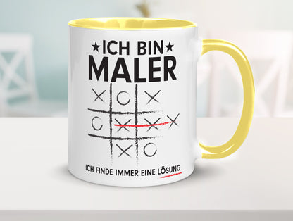 Löse Probleme: Maler | Malerei Geschenkidee Humor Tasse