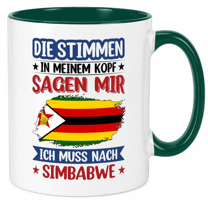 Simbabwe | Urlaub Stimmen in meinem Kopf Traumland v2 Geschenk Humor