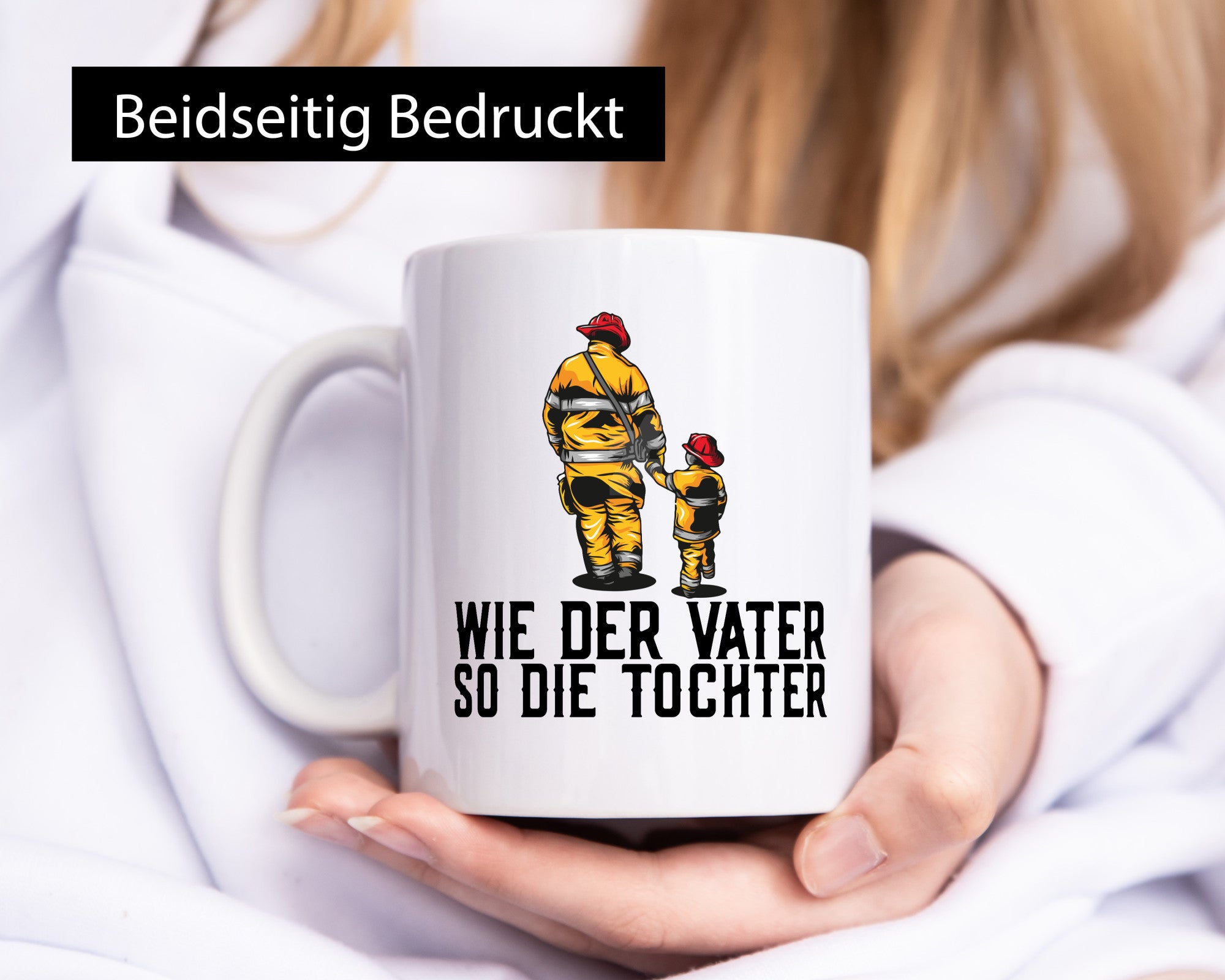 Feuerwehr | Vater Papa Tochter Einsatz Feuerwehrmann Geschenkidee Familie Humor