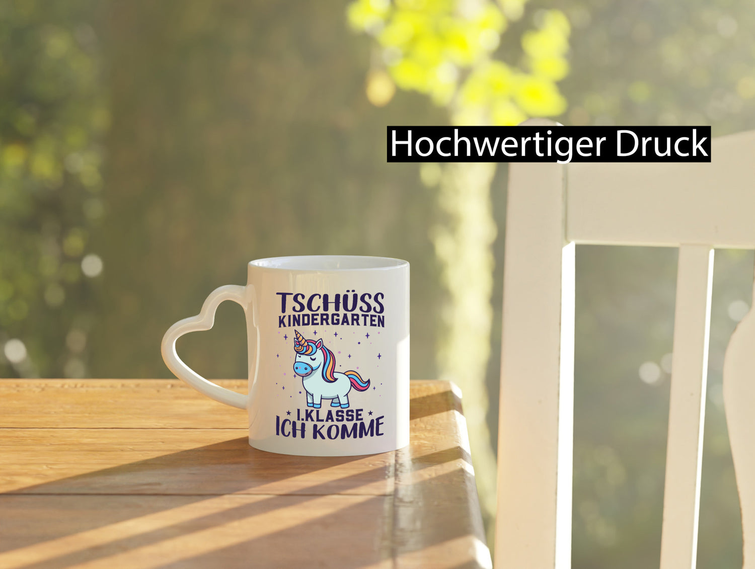 Kindergarten, jetzt 1. Klasse | Einhorn Geschenkidee Humor Tasse